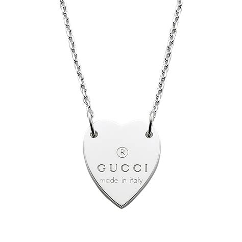 gold gucci heart|Gucci toggle heart necklace.